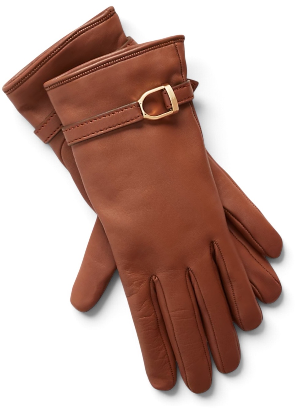 Ralph Lauren Collection Welington Lambskin Cashmere Gloves 8.5 NWT